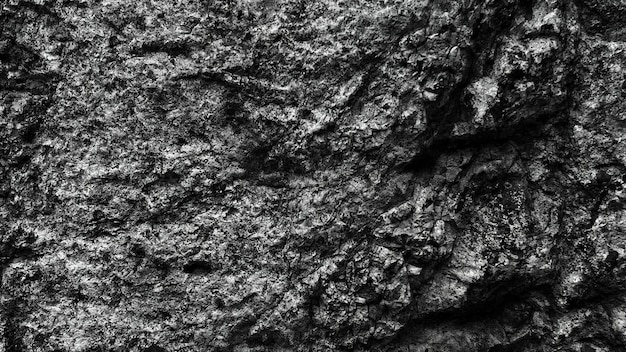 Fondo de papel tapiz de piedra negra, suciedad en monocromo