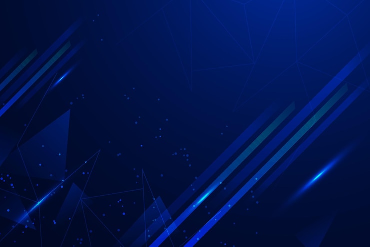 Fondo de papel tapiz simple de formas azules vector gratis