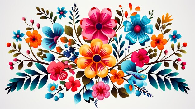 Foto fondo de papel tapiz a todo color de vector de flores