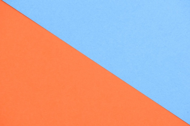 Fondo de papel con textura naranja y azul