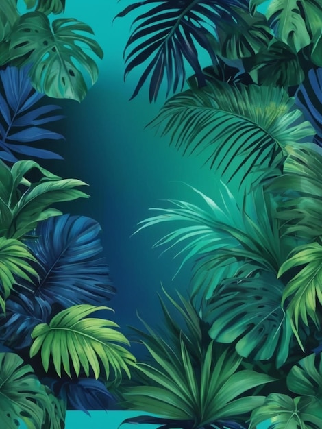 Foto el fondo del paraíso tropical