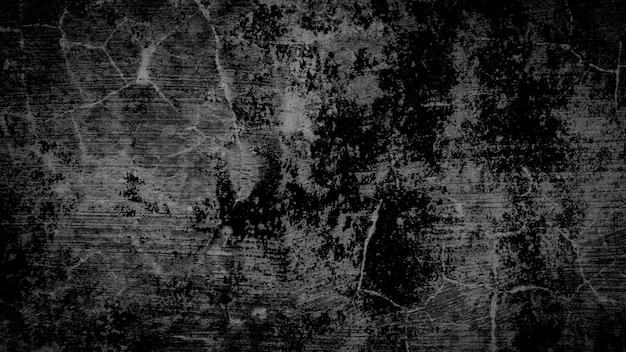 Foto fondo de pared agrietada grunge negro oscuro