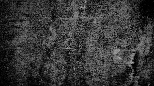 Fondo de pared agrietada grunge negro oscuro