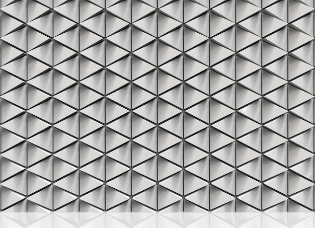 Fondo de pared de azulejo triángulo moderno con piso