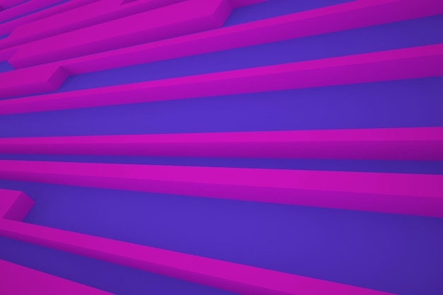 Fondo de pared cibernética 3d violeta