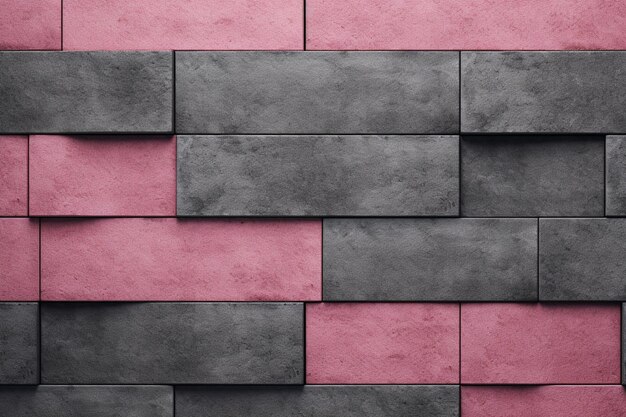 El fondo de la pared de la estructura gris y rosa