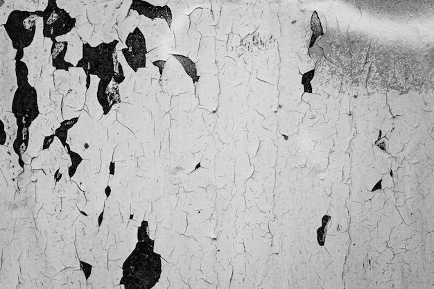 Fondo de pared de estuco de cemento de texturas en blanco y negro grung envejecido agrietado