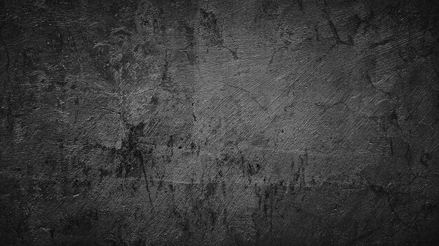 Fondo de pared de hormigón de cemento negro de textura abstracta