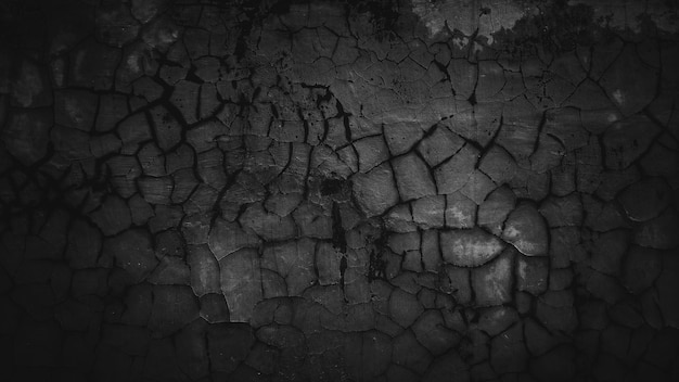 Fondo de pared de hormigón de cemento de textura abstracta de grunge oscuro negro