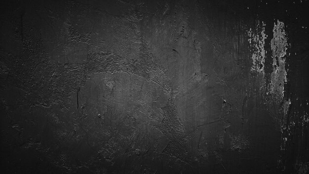 fondo de pared de hormigón de cemento de textura abstracta sucia oscura negra