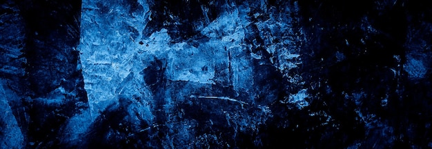 fondo de pared de hormigón de cemento de textura azul abstracto oscuro