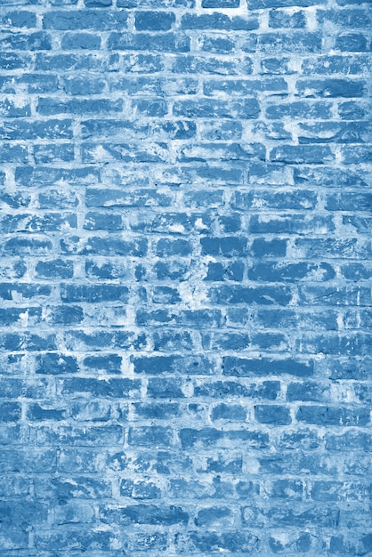 Fondo de pared de ladrillo azul antiguo
