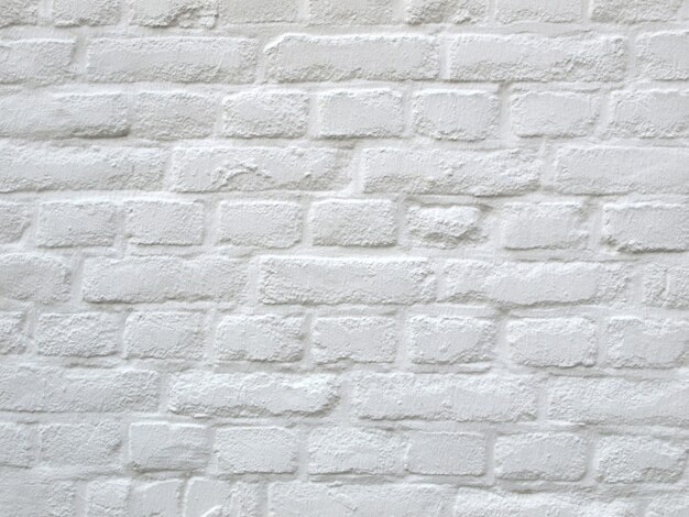 Fondo de pared de ladrillo blanco