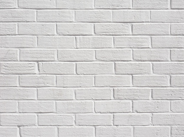 Fondo de pared de ladrillo blanco