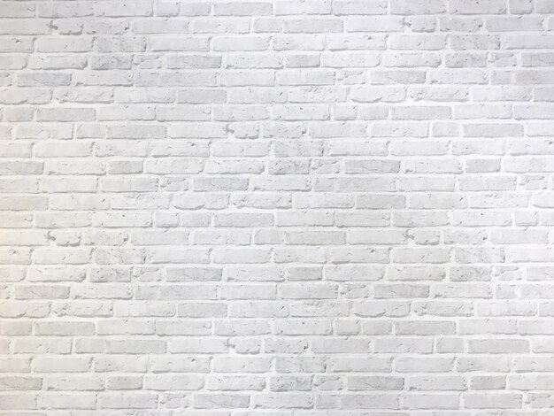 fondo de pared de ladrillo blanco