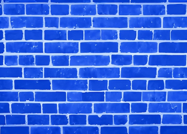 fondo de pared de ladrillo color azul