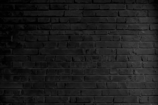 Fondo de pared de ladrillo negro con un texto blanco que dice negro.
