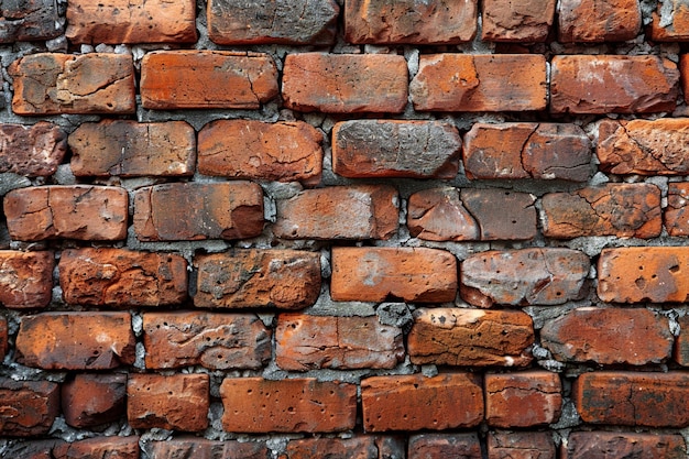 Fondo de pared de ladrillo rojo sin costuras