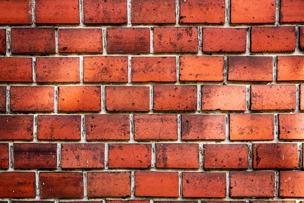 fondo de pared de ladrillo rojo