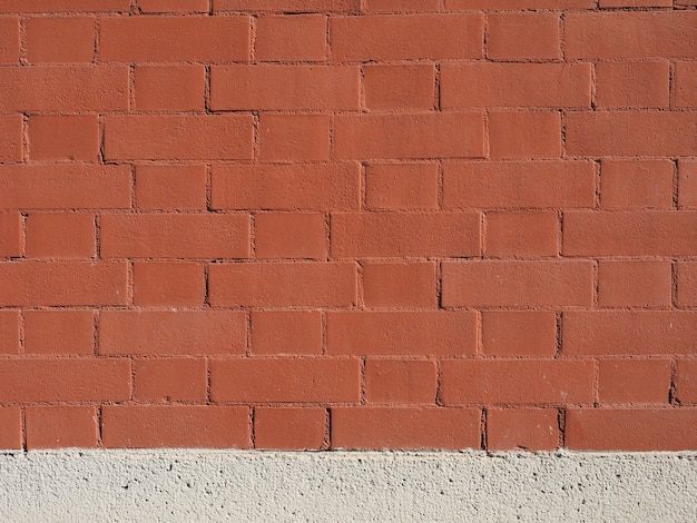 Fondo de pared de ladrillo rojo