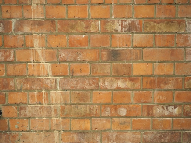 Fondo de pared de ladrillo rojo