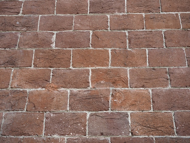 Fondo de pared de ladrillo rojo