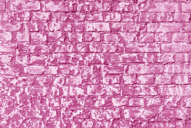 Fondo de pared de ladrillo rosa antiguo