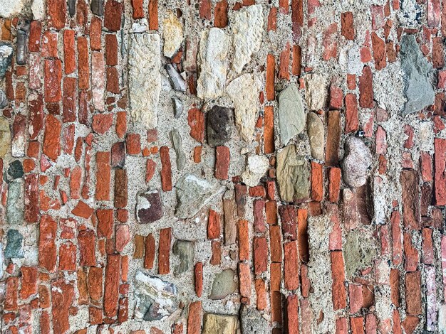 Fondo de pared de ladrillo viejo textura de pared de ladrillo