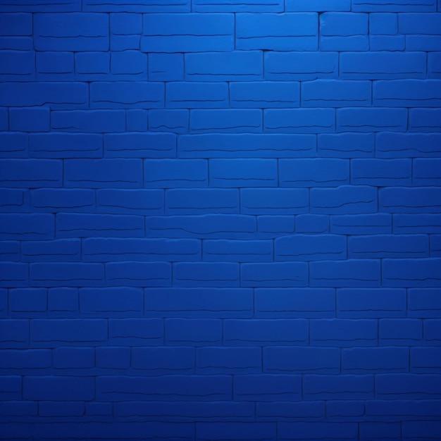 Foto un fondo de pared de ladrillos azules