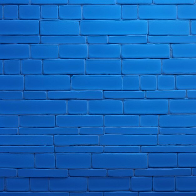 Foto un fondo de pared de ladrillos azules