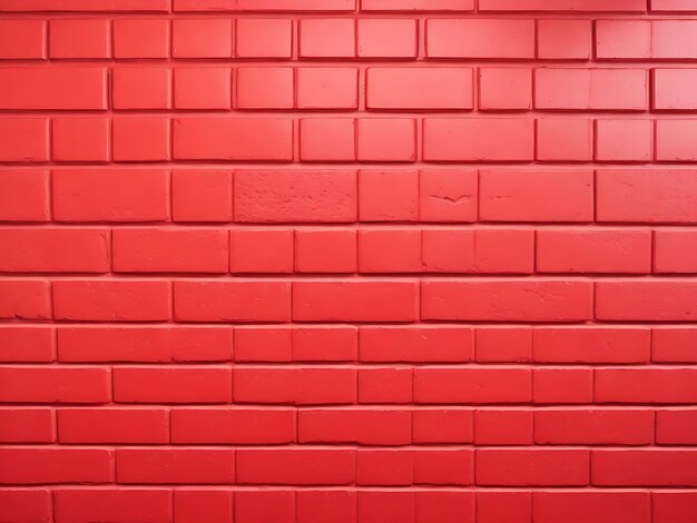 Fondo de pared de ladrillos de cerámica roja vacía