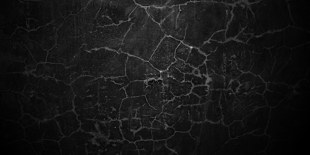 Fondo de pared negra abstracta de roca fondo de pared enlucida oscura