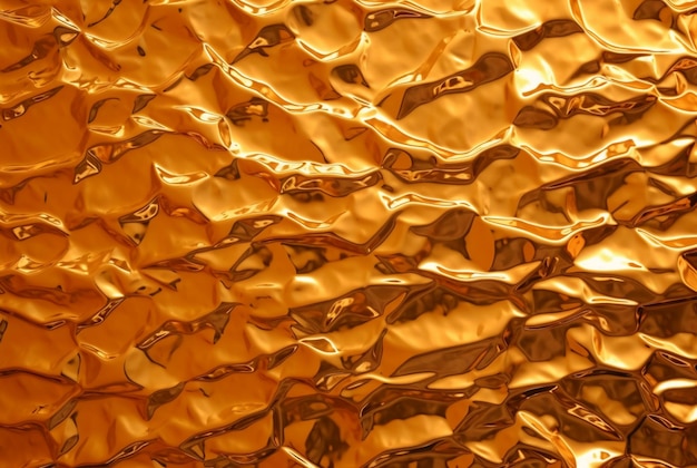 Fondo de pared de oro brillante textura generativa ai