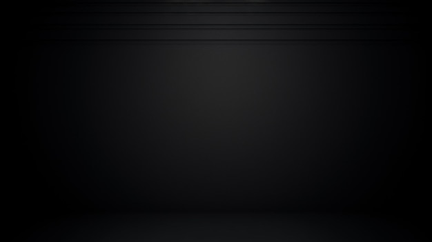 Fondo de pared oscuro o negro en estilo vintage para diseño gráfico o papel tapiz AI Generado