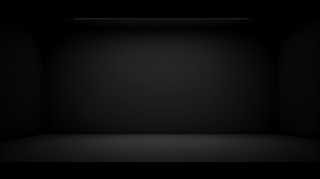 Fondo de pared oscuro o negro en estilo vintage para diseño gráfico o papel tapiz AI Generado