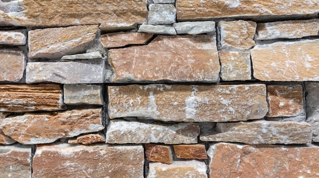 Fondo de pared de piedra de ladrillo de fachada de línea de ladrillos papel tapiz de piedras horizontales