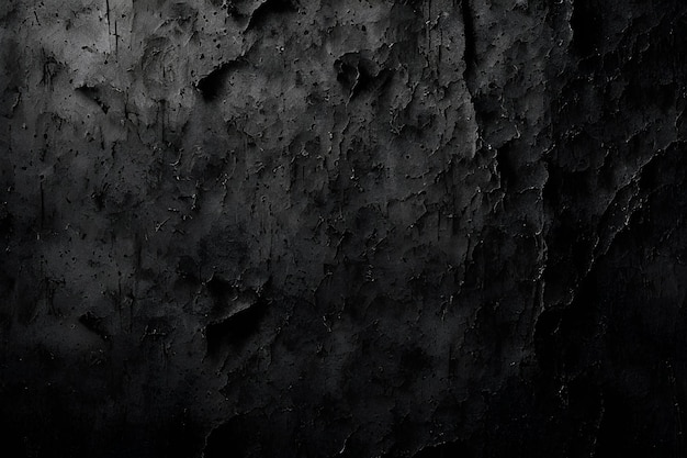 Fondo de pared de piedra negra de hormigón papel tapiz o imagen de textura oscura