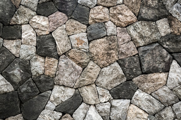 Foto fondo de pared de piedra y textura con espacio