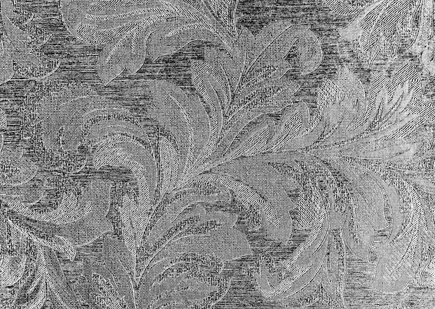 Foto fondo de pared con textura de flora en blanco y negro horizontal