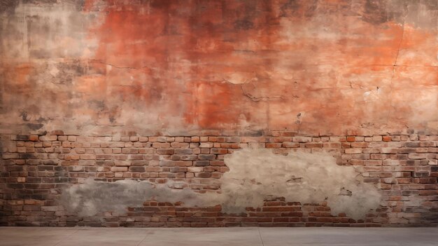 Foto fondo de pared con textura de ladrillo vintage