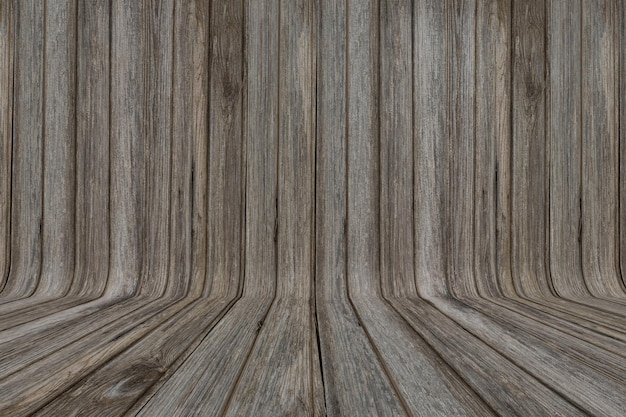 Fondo de parquet de madera curvada