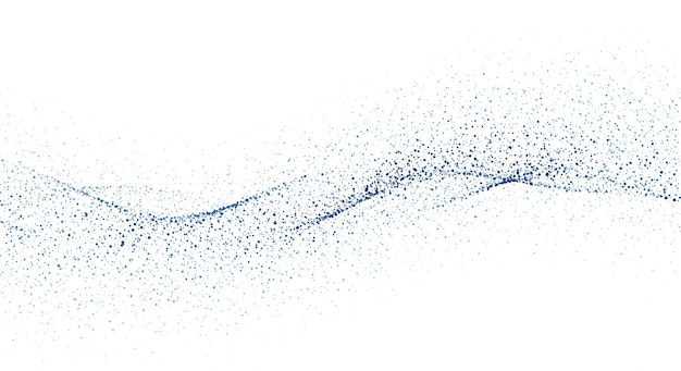 El fondo de las partículas azules