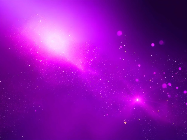 fondo de partículas brillantes de gradiente violeta