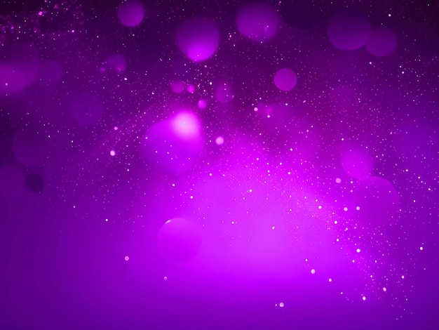fondo de partículas brillantes de gradiente violeta