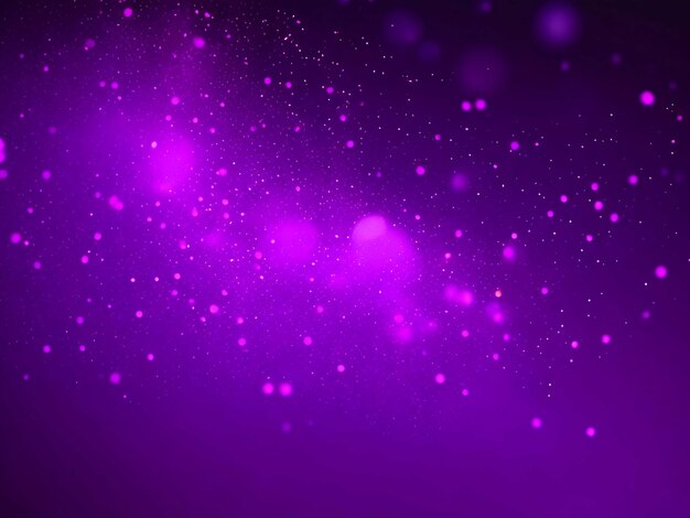 fondo de partículas brillantes de gradiente violeta