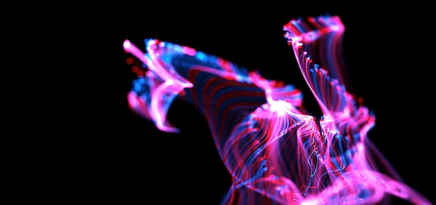 fondo de partículas rojas abstractas