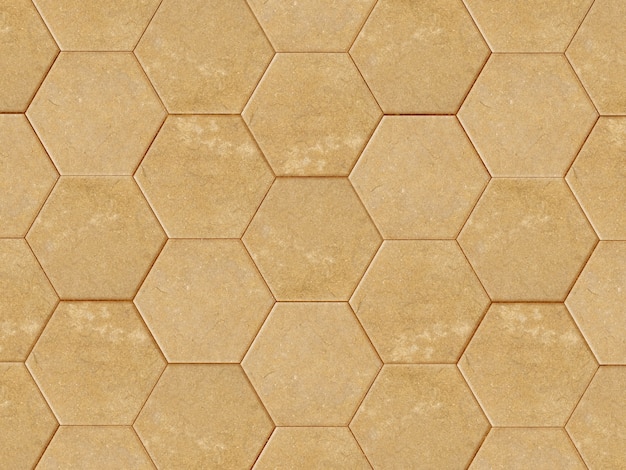 Fondo de pasarela hexagonal