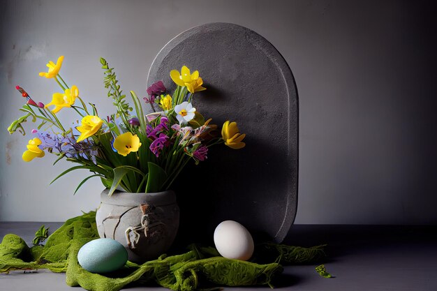 Fondo de Pascua de felicitación Generativo Ai