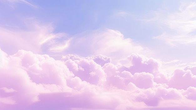 Fondo pastel de cielo en femenino