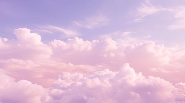 Fondo pastel de cielo en femenino